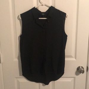 Black collared shirt